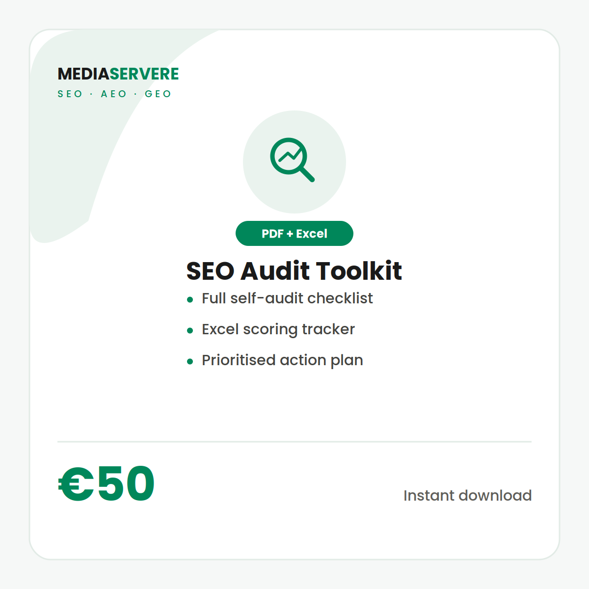 SEO Audit Toolkit — Self-Audit Kit