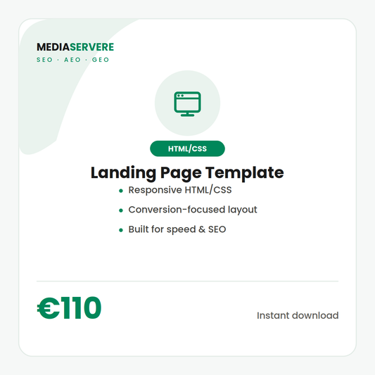 Landing Page Template — Conversion-Ready