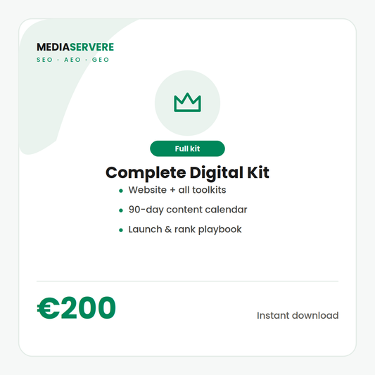 Complete Digital Kit — Launch &amp; Rank Package